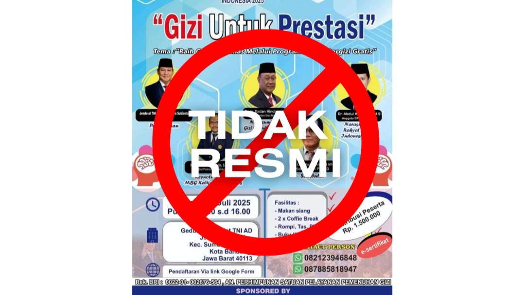 BGN Kabupaten Natuna Tegaskan Kegiatan Deklarasi dan Seminar PSPPG di Bandung Bukan Kegiatan Resmi